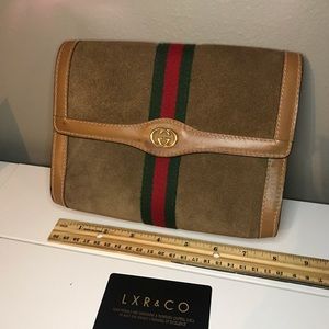 AUTH VINTAGE GUCCI CLUTCH AS-IS